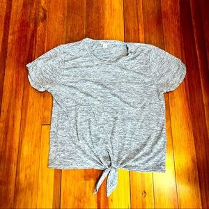 J crew size M tie front top